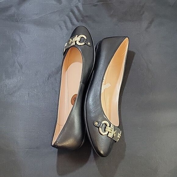 BRAND NEW PHOEBE FLAT IN BLACK LEATHER - Picture 13 of 14